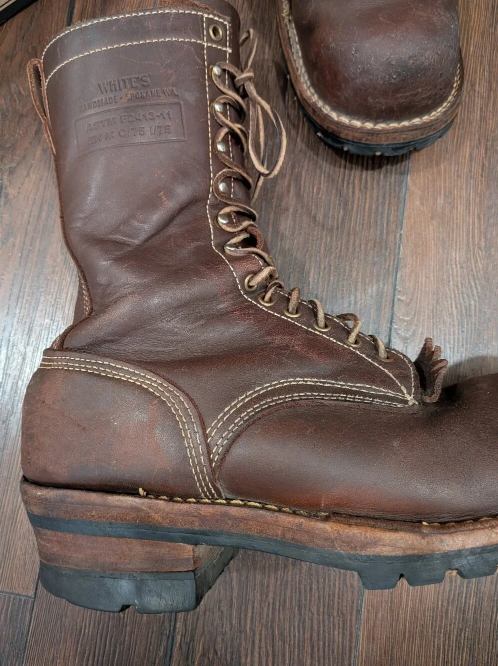 White’s Longliner heavy-duty work boots men’s size 11 D.